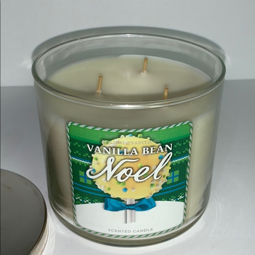 Vanilla Bean Noel New 3 Wick Bath & Body Works